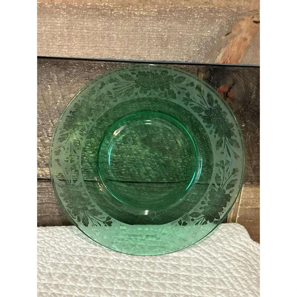 Vintage Green Glass 7